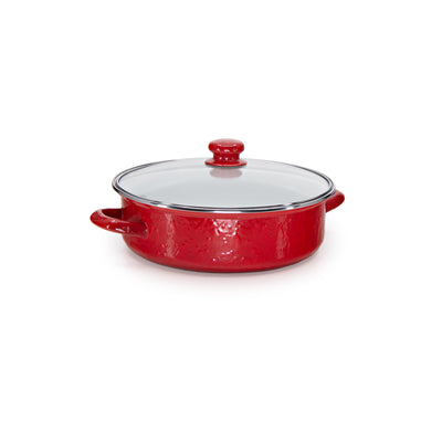 RR79 - Solid Red Small Saute Pan - Image
