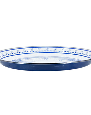 SE01 - Blue Crab Large Tray - Golden Rabbit Enamelware