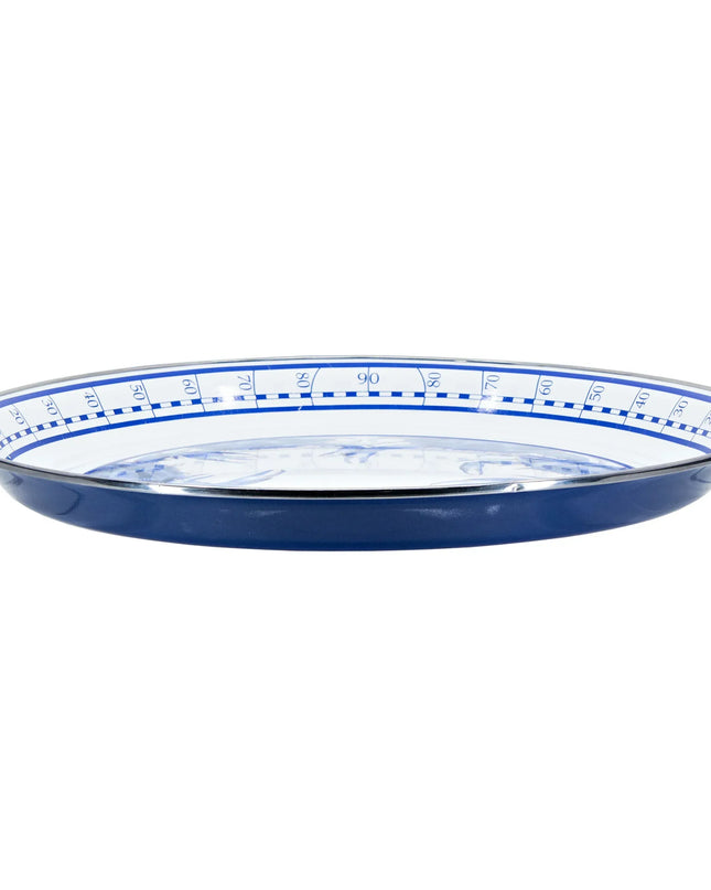 SE01 - Blue Crab Large Tray - Golden Rabbit Enamelware