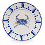 SE07S4 - Set of 4 Blue Crab Dinner Plates - ImageAlt2