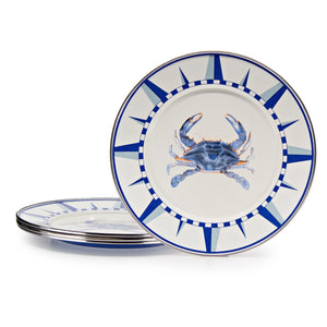 SE07S4 - Blue Crab Dinner Plates - Set of 4  1