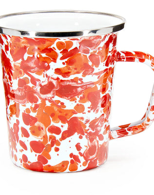 SN66S4 - Sunset Swirl 16 oz Latte Mugs - Set of 4 - Golden Rabbit Enamelware