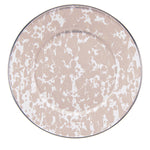 TP11S4 - Set of 4 Taupe Swirl Sandwich Plates   AltImage2