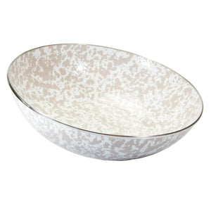 TP18 - Taupe Swirl Catering Bowl - 1