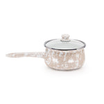 TP19 - Taupe Swirl Sauce Pan - Image