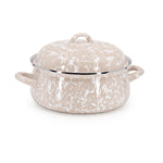 TP31 - Taupe Swirl Dutch Oven - Image