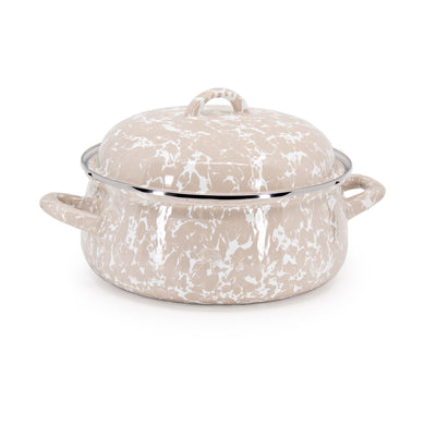 TP31 - Taupe Swirl Dutch Oven - Image