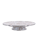 TP76 - Taupe Swirl Cake Plate - Image