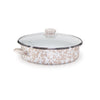 Taupe Swirl Large Saute Pan