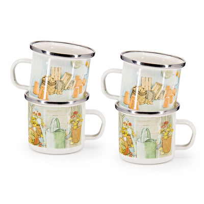 WC20S4 - Set of 4 Peter & the Watering Can Child Mugs - Image