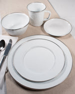 WW07S4 - Set of 4 Solid White Dinner Plates - ImageAlt5