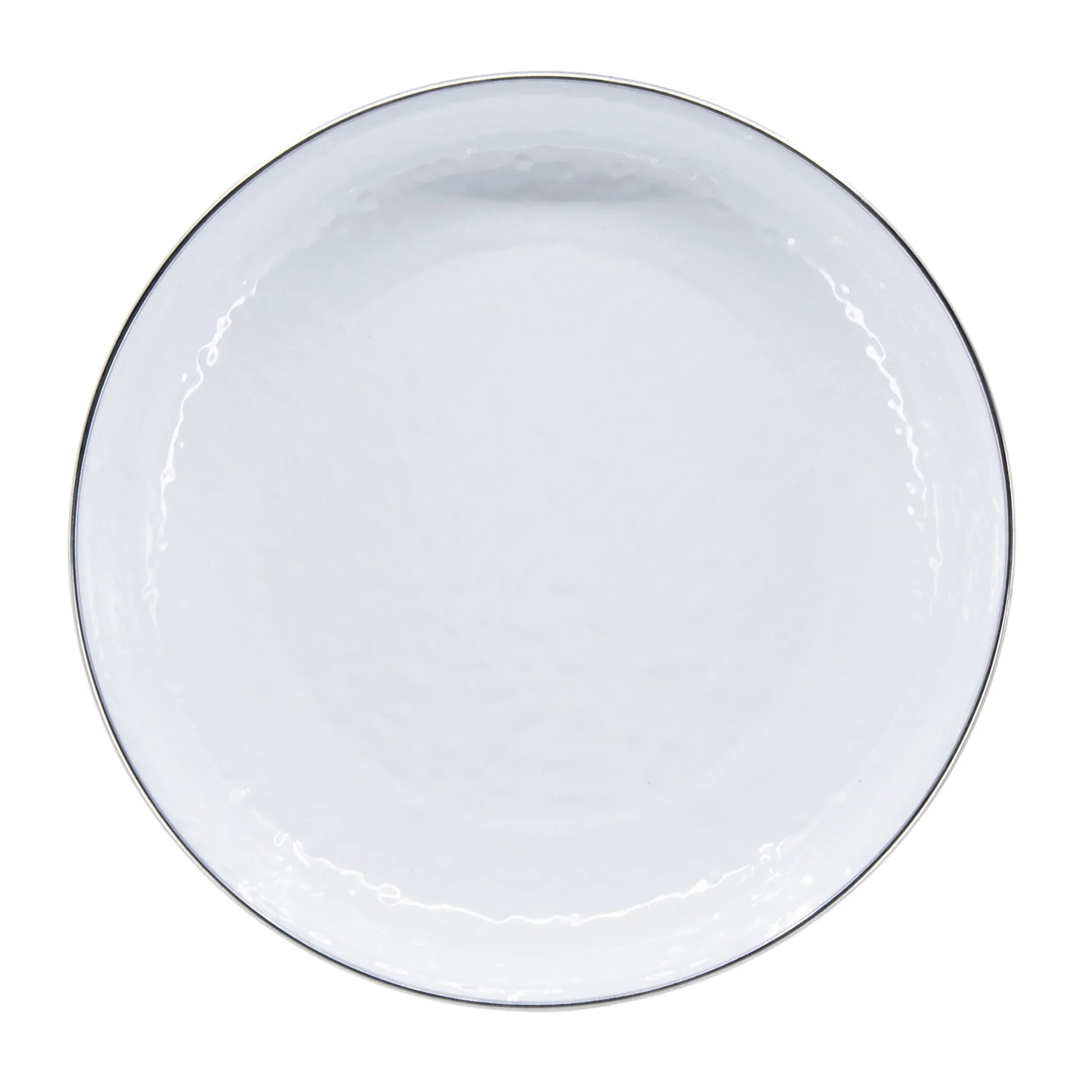 WW04S4 - Solid Pasta Plates - Set of 4, White - Golden Rabbit Enamelware