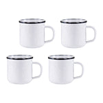 WW05S4 - Set of 4 Solid White Adult Mugs - Image