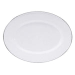 WW06 - Solid White Oval Platter - Image