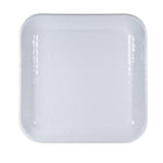 WW09S2 - Set of 2 Solid White Square Plates   AltImage3
