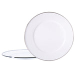 WW26S2 - Set of 2 Solid White Chargers - Image