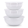 White Solid Mixing Bowls