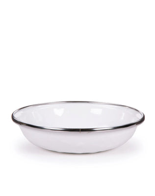 WW59S6 - White Solid Tasting Dishes - Set of 6 - Golden Rabbit Enamelware