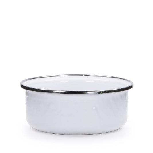 WW60S4 - White Solid 14 oz Soup Bowls - Set of 4 - Golden Rabbit Enamelware