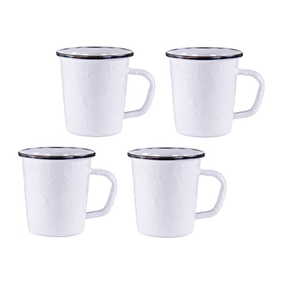 WW66S4 - Set of 4 Solid White Latte Mugs - Image