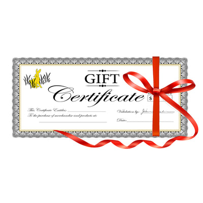 $100 Gift Certificate - Golden Rabbit Enamelware